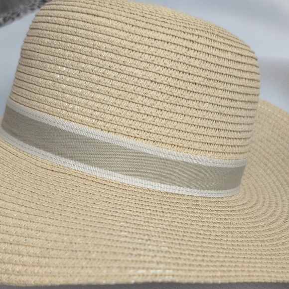 NWOT Source Unknown Tan Wide-Brim Hat - Picture 7 of 8